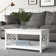 Lund 36" Wooden Rectangular Coffee Table with 1 Shelf