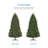 90' Lighted Pine Christmas Tree