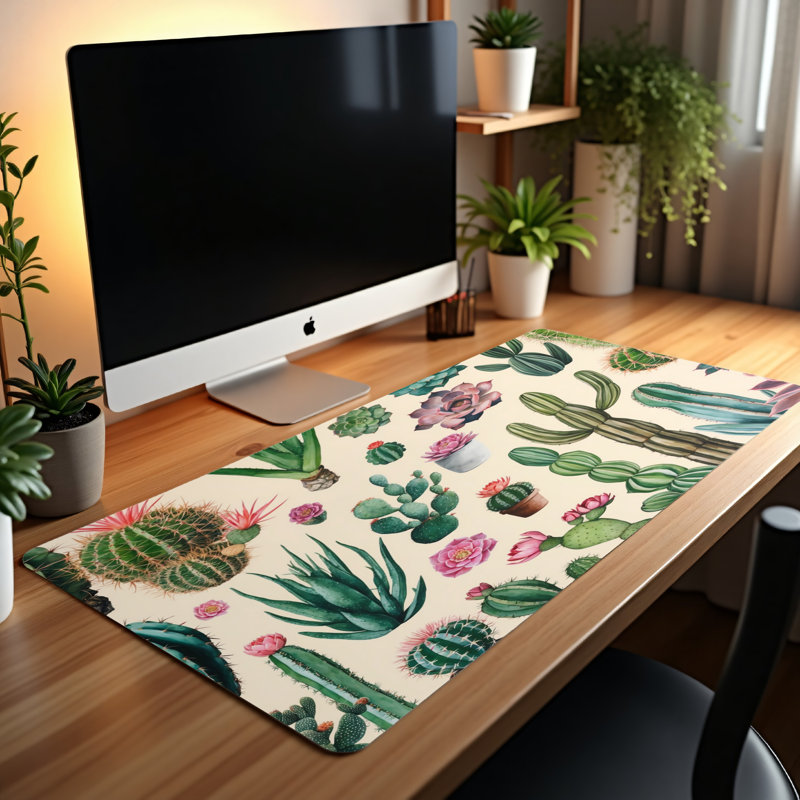 Polyester Desk Pad, 31.5x15.5