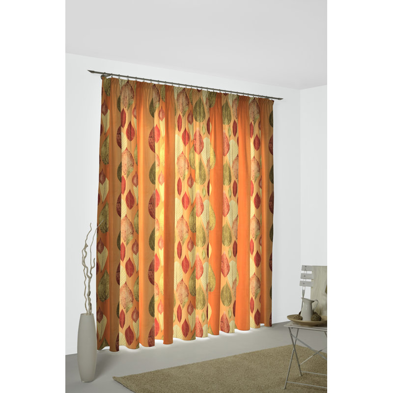 Ravae Blackout Single Curtain Panel, 220cm H x 145cm W, Terra