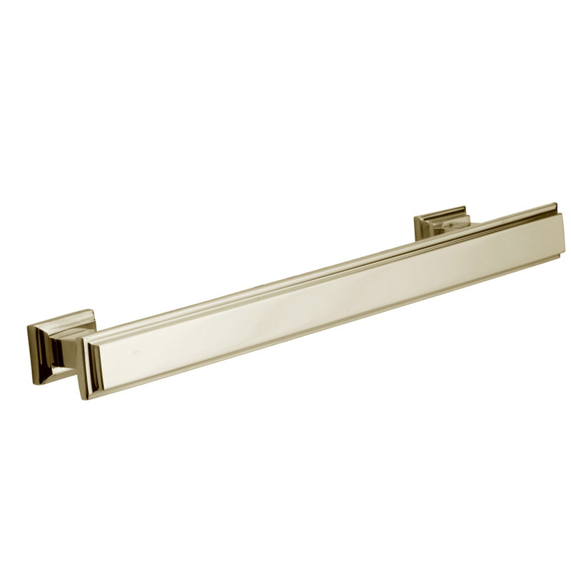Poignée barre Alhambra, 8,82 po, Nickel poli