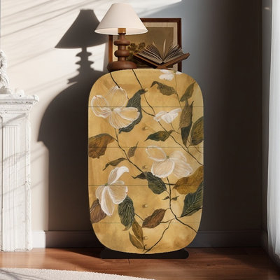 Commode décorative en bois à cinq tiroirs