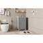 Meuble-lavabo de 20 po avec lavabo, armoire de salle de bain avec porte à fermeture douce, support de rangement et tablette réglable-120330086