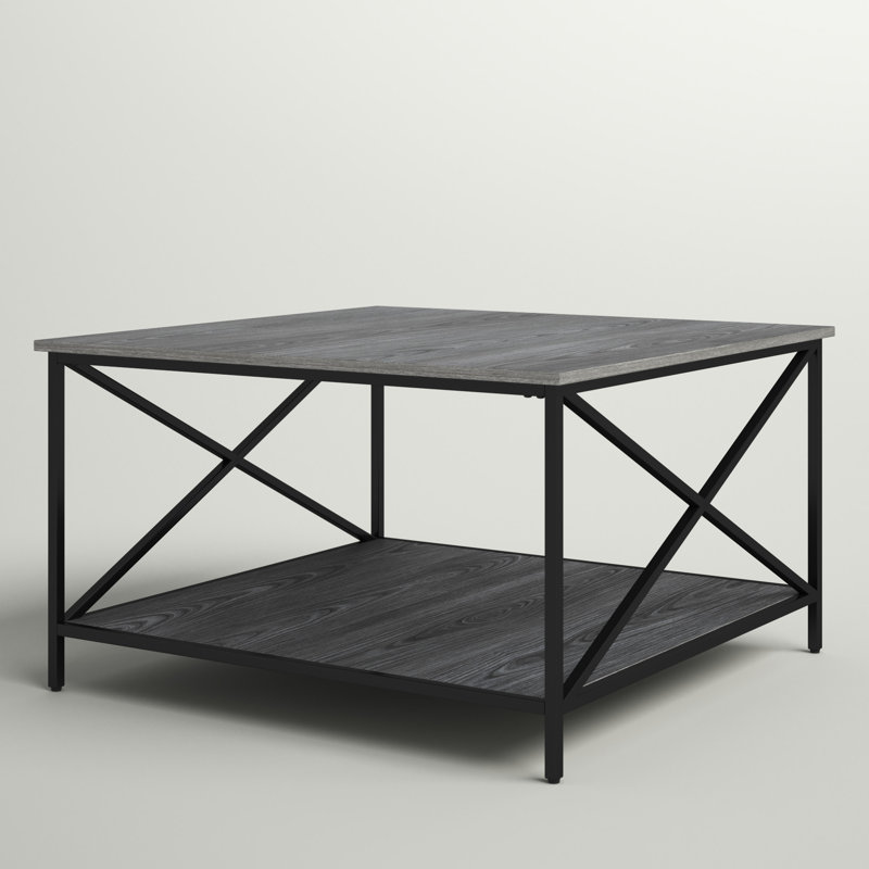 Table basse Ariyana, Gris patiné