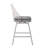 Milica Swivel Upholstered Counter Stool with Metal Frame-393200354-393200361-393200356