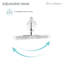 Pomme de douche ronde standard