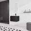 Meuble-lavabo mural 24 po avec lavabo en céramique