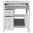 30'' Single Bathroom Vanity with MDF Top-97698495