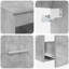 vidaXL Bathroom Furniture Set with Drawer 3 pcs Engineered Wood Vanities Home-133692389