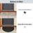 Half Moon Rubber Door Mat 23.5 x 15.75 Inches