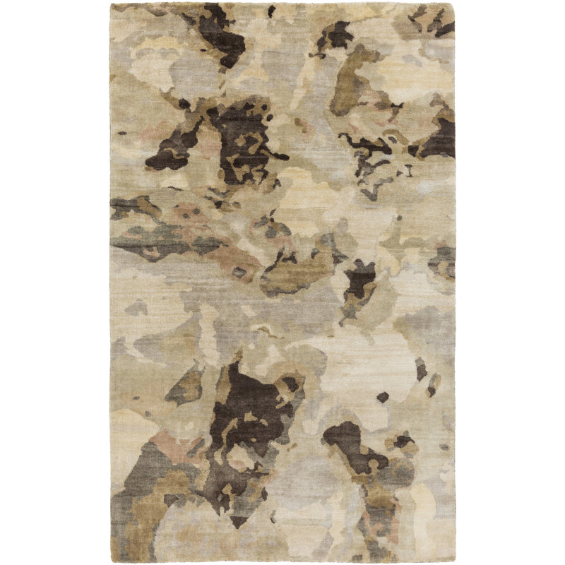 Adkins Camouflage Indoor Rug, Rectangle 2' x 3'