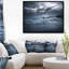 «Sochi Sea Storm in Blue», reproduction de photo sur toile tendue encadrée-26681602