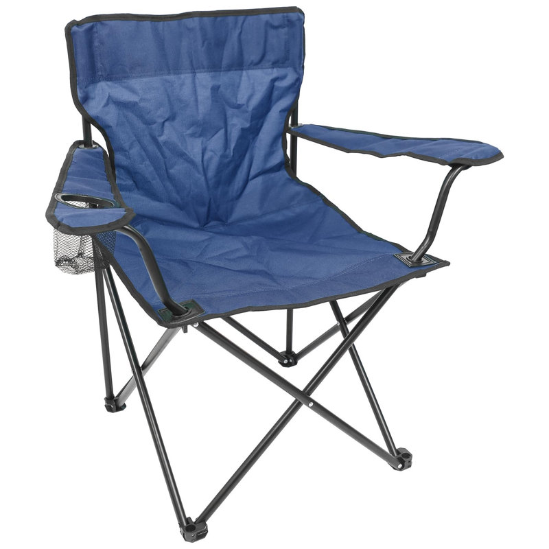 Folding Deck Chair, Navy