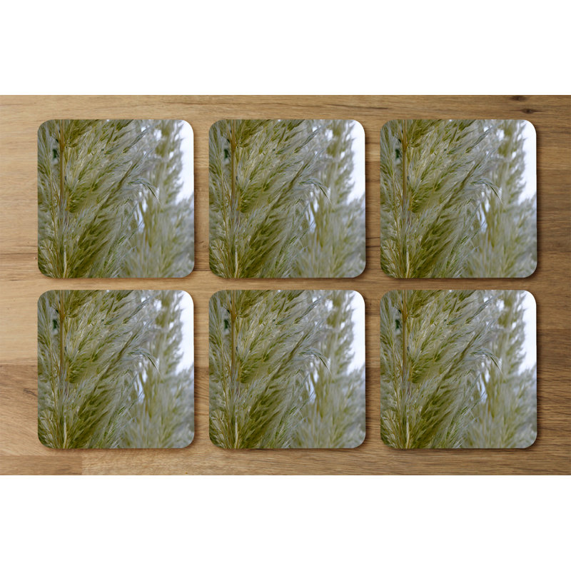 Square 6 Piece Coaster Set
