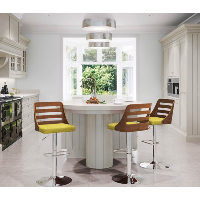 Huitt Upholstered Adjustable Bar Stool