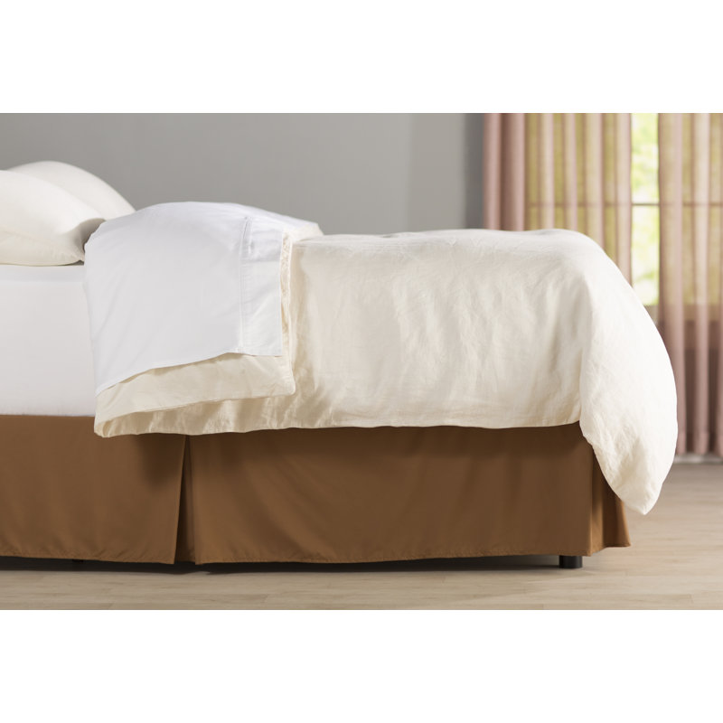 Jupe de lit en microfibre 14 po - Basics by Wayfair ™, Grand, Lavande