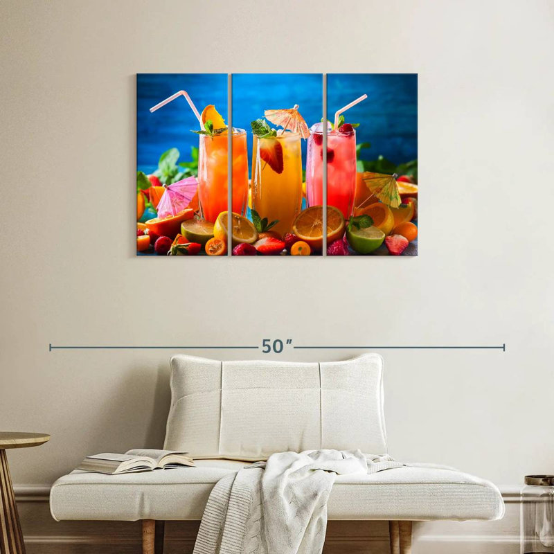 Yarlin jus de fruits d'été, H 24 po x l 38 po