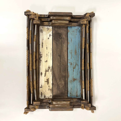 Plateau en bois massif Semmes - ensemble de 3