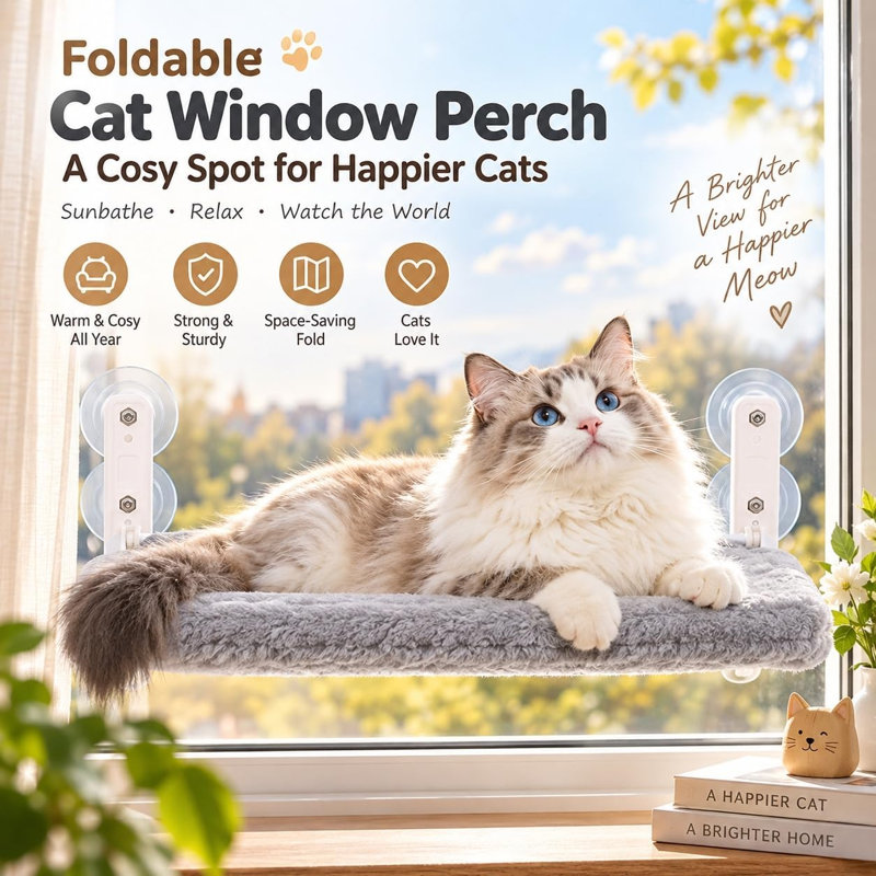 Cat Window Bed Hammock Pet Bed