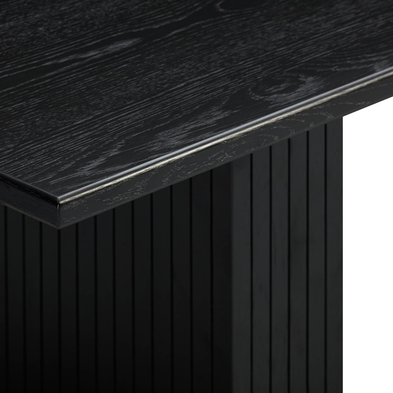 Table de salle à manger rectangulaire Tov Furniture Chelsea, Noir