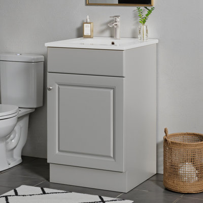 Ensemble de meuble-lavabo simple 20 po avec plateau en céramique