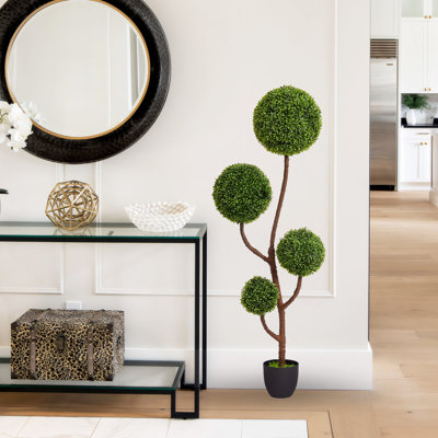 Arbre artificiel 150 cm - Décoration élégante et décolorée idéale pour les tablettes