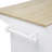 Creg Rolling Mobile Kitchen Island Cart with Drop-Leaf Top, Pull-Out Storage, and Locking Casters-1799096568