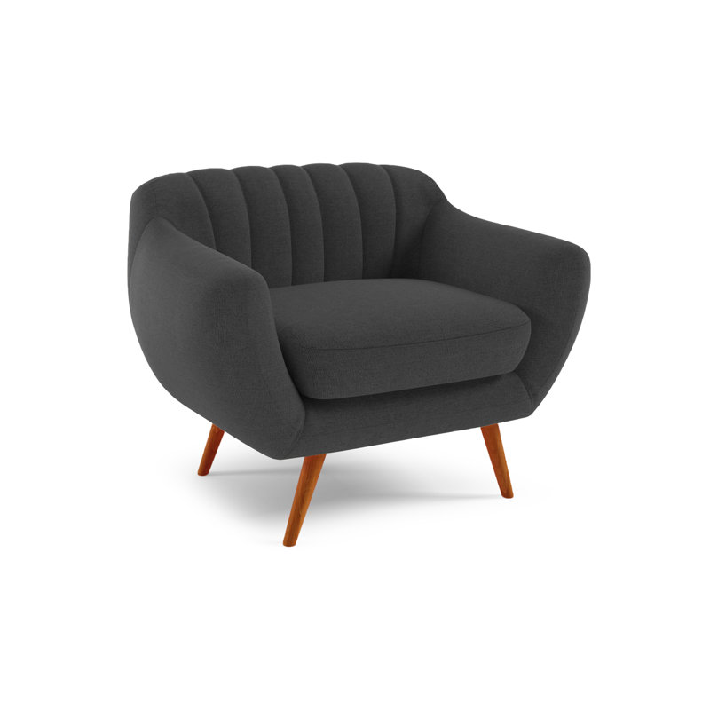 Katharine Upholstered Armchair, Ibiza Dark Grey