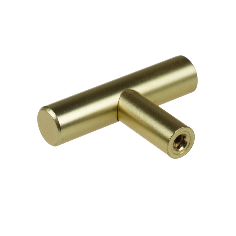Roman 2" Length Bar Knob, Satin Gold