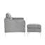 Canapé modulaire convertible en velours côtelé gris modulaire avec 1 siège, accoudoirs, pieds en acier, siège à coussins multiples, compatible avec tout décor, structure en bois massif et manufacturé-145160548-145160551