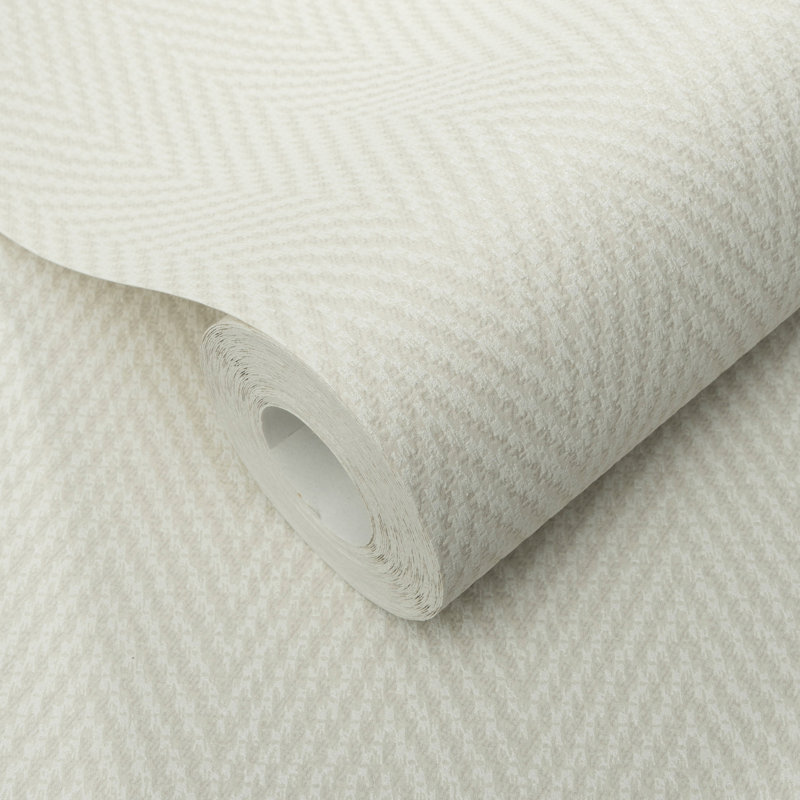 Papier peint à rayures Varella, Cream
