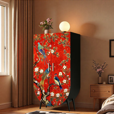 Garde-robe de rangement de style français