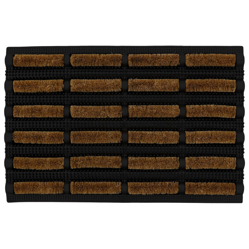 Non-Slip Outdoor Doormat, Rectangle W40 x L60 cm