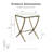 Lalia Modern Hammered Metal 2-Piece Bedroom Set-698997497-698997501-698997500
