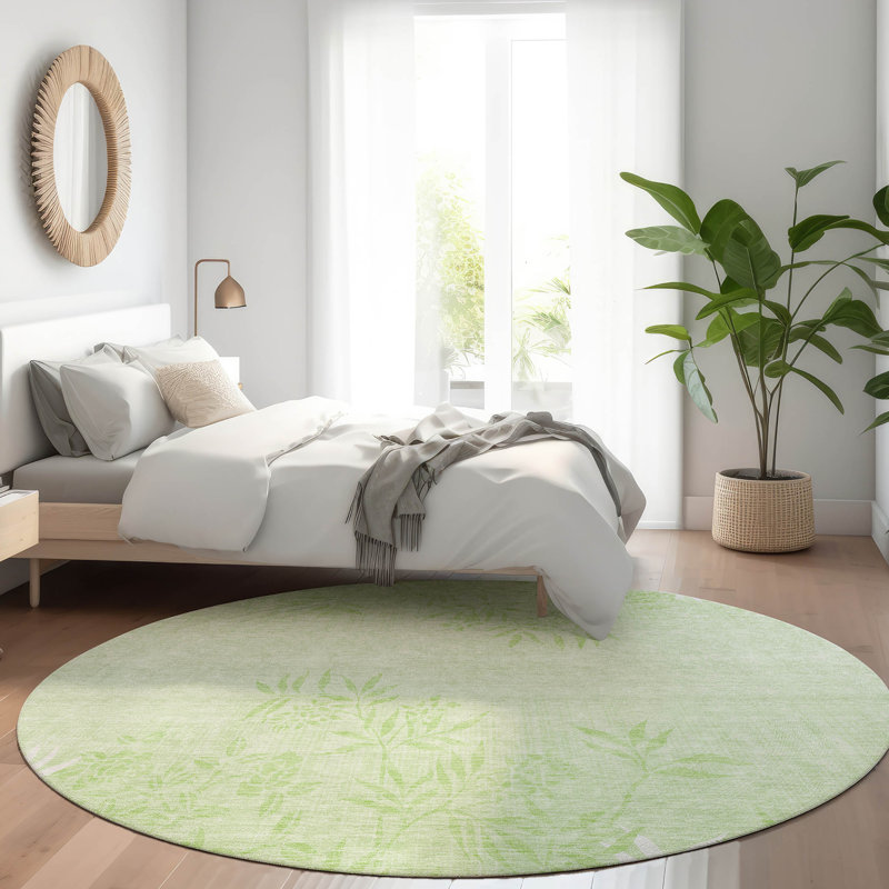 Tapis intérieur / extérieur Azaniah, Rond 8 pi