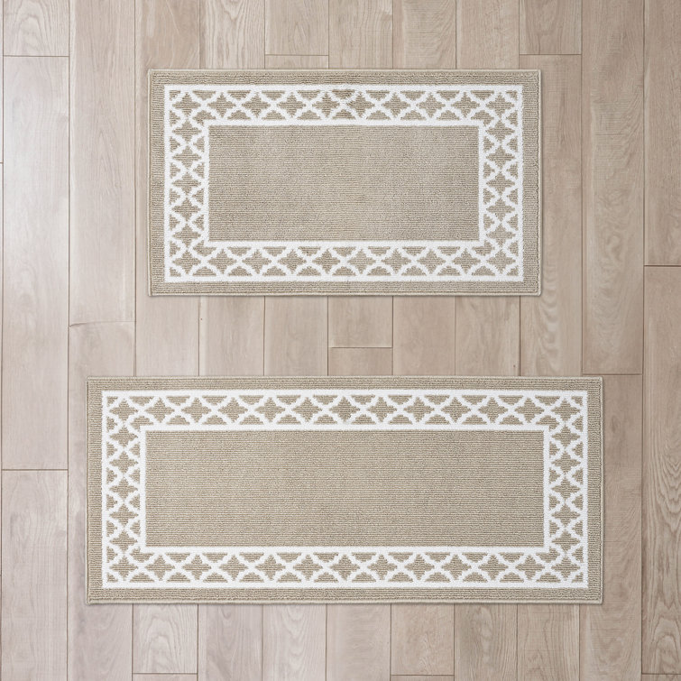 Nautica Collin Border Machine Washable All Loop Tufted Rugs