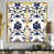 Toile avec cadre flottant or