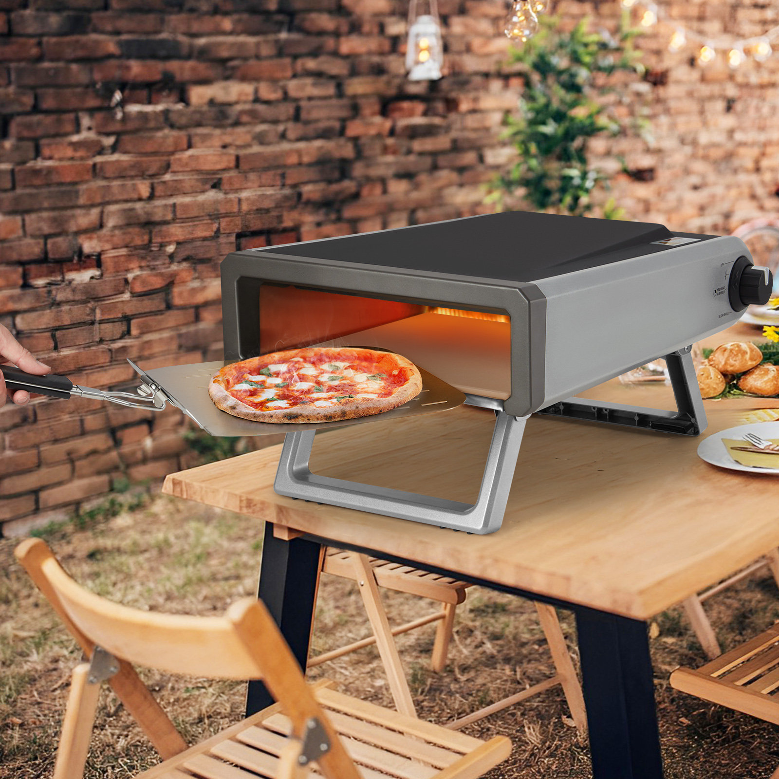 Yesurprise Countertop Natural Gas Pizza Oven Wayfair