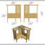 Clematis Solid Wood Pine Outdoor Bench