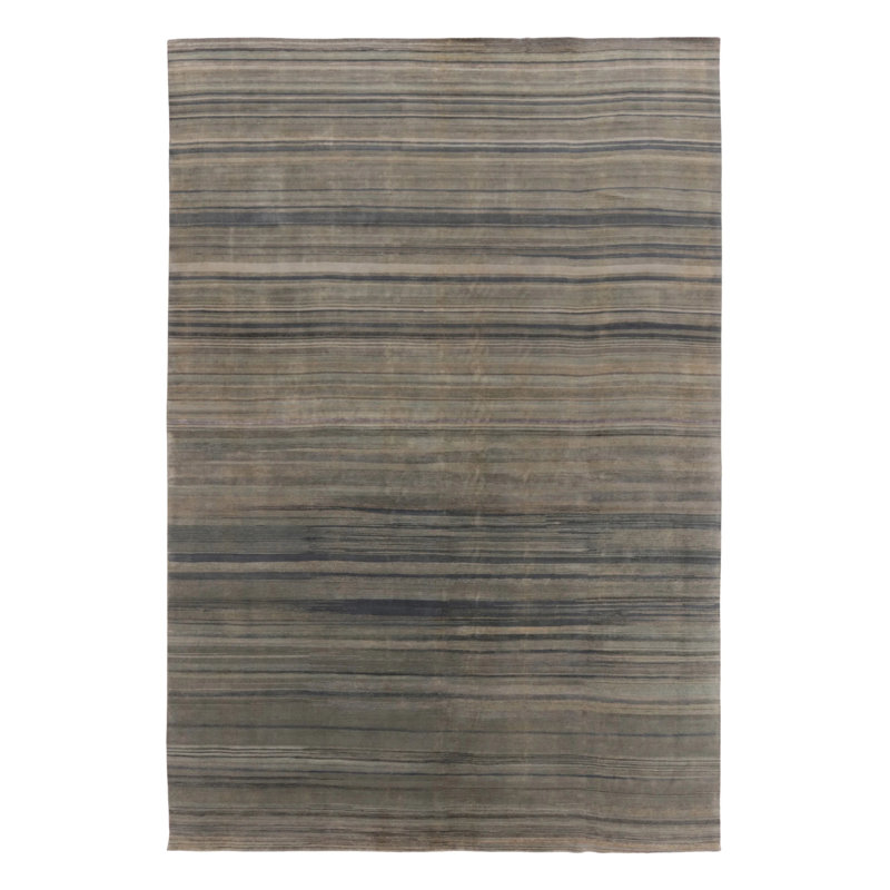 Flatweave Wool Geometric Area Rug
