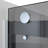 Sapphire-V 50cm W x 76cm H Frameless Tub Door with-80056245