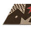Tapis géométrique noir / rouge / beige-1363357183