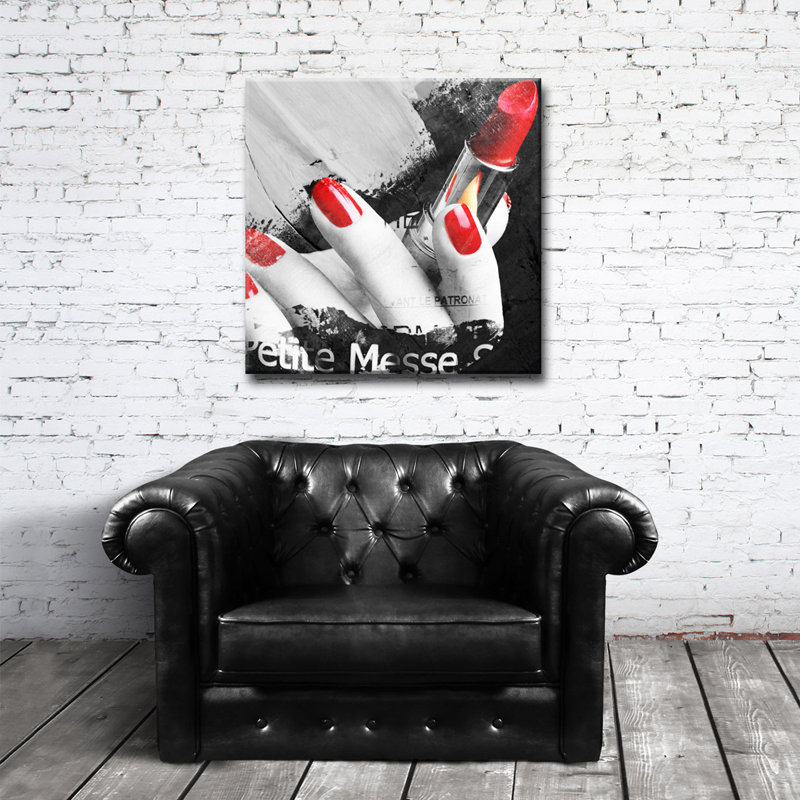 « urban mode xviii », impression encadrée sur toile, H 12 po x l 12 po