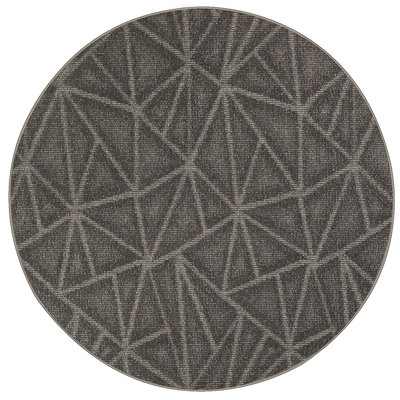Tapis gris foncé Dibble