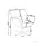 Swivel Armchair AUMA Fabric-1163640730