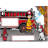 Personalized Name That Toon Fire Fighter Female Rhinestone Bordered Key Chain-106949926
