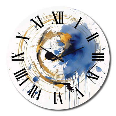 Horloge murale abstraite