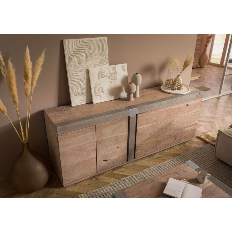 Amsterdam 200cm Solid Wood Sideboard