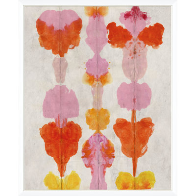 «Blot» par Dana Gibson - Peinture encadrée sur papier