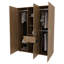 Armoire en chêne naturel avec plusieurs tiroirs